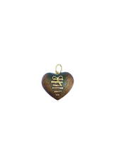 Load image into Gallery viewer, Carved Corset Heart Pendant in carved wood by Christina Puchi
