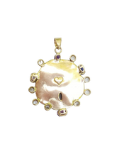 Load image into Gallery viewer, Sand Dollar Halo Pendant by Christina Puchi
