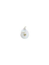 Load image into Gallery viewer, Aquamarine Spiral Shell Pendant in shell by Christina Puchi

