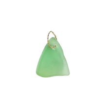 Load image into Gallery viewer, Green Beach Glass Pendant by Christina Puchi
