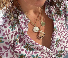 Load image into Gallery viewer, Diamond Sand Dollar Pendant in shell by Christina Puchi
