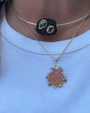 Load image into Gallery viewer, Lava Rock Stone Pendant by Christina Puchi
