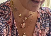 Load image into Gallery viewer, Light Pink Lions Paw Halo Pendant in shell by Christina Puchi
