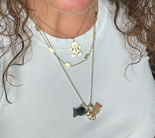 Load image into Gallery viewer, Carved Ebony Fish Pendant in carved wood by Christina Puchi
