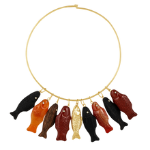 Load image into Gallery viewer, Walnut Swedish Fish Pendant by Christina Puchi
