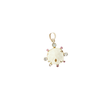 Load image into Gallery viewer, Tiny Sand Dollar Halo Pendant by Christina Puchi
