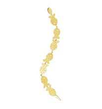 Load image into Gallery viewer, Large Gold Fish Bracelet in gold by Christina Puchi
