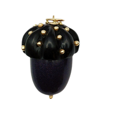 Load image into Gallery viewer, Carved Stone Acorn Pendants
