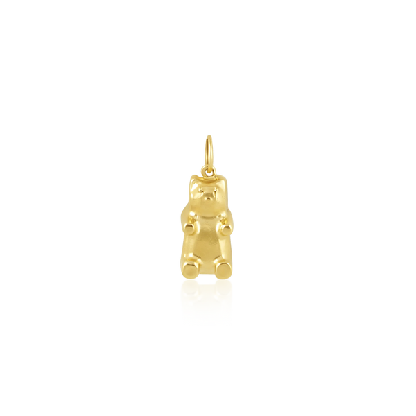 Gold Gummy Bear Pendant in gold by Christina Puchi