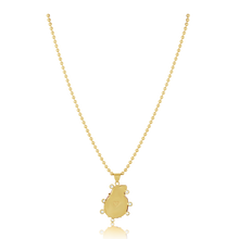 Load image into Gallery viewer, Brown Halo Clam Shell Pendant in shell by Christina Puchi
