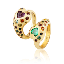 Load image into Gallery viewer, Confetti Lulu Ring in gold by Christina Puchi

