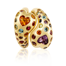 Load image into Gallery viewer, Confetti Lulu Ring in gold by Christina Puchi
