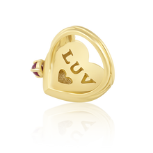 Load image into Gallery viewer, Bleeding Heart Ring in gold by Christina Puchi
