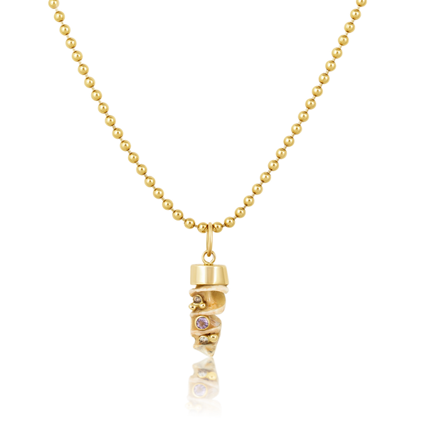 Small Inner Shell Pendant in shell by Christina Puchi