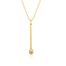 Load image into Gallery viewer, Matchstick Pendant by Christina Puchi
