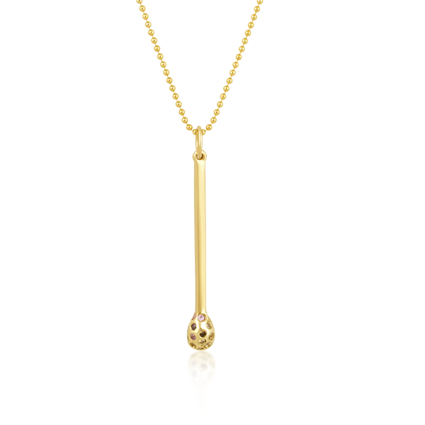 Matchstick Pendant by Christina Puchi