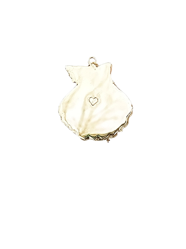 Barnacle Pastel Lion's Paw Pendant in shell by Christina Puchi