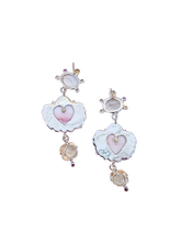 Load image into Gallery viewer, Carved Queen Conch Shell Earrings by Christina Puchi
