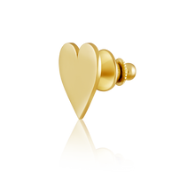 Load image into Gallery viewer, Gold Heart Pin Pendant in gold by Christina Puchi
