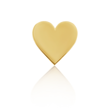 Load image into Gallery viewer, Gold Heart Pin Pendant in gold by Christina Puchi
