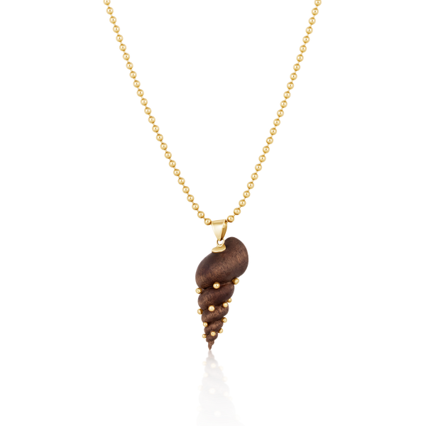 Wooden Spiral Shell