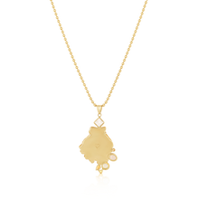 Load image into Gallery viewer, Barnacle Yellow Lion’s Paw Pendant in shell by Christina Puchi
