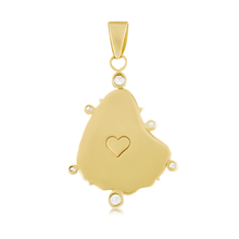 Load image into Gallery viewer, White Kitten's Paw Shell Pendant in shell by Christina Puchi
