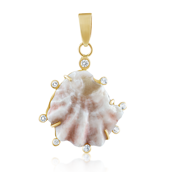 Off-White Kitten Paw Halo Pendant