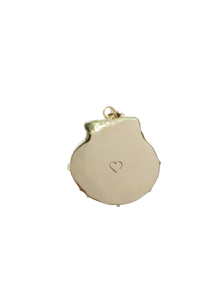 White Shell 1 Pendant in shell by Christina Puchi