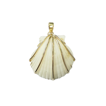 Load image into Gallery viewer, White Shell 2 Pendant in shell by Christina Puchi
