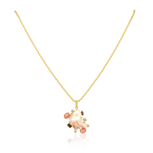 Load image into Gallery viewer, Lilac Kitten Paw Halo Pendant
