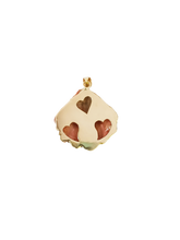 Load image into Gallery viewer, Pink Ruffled Lion's Paw Pendant in shell by Christina Puchi
