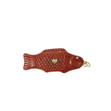 Load image into Gallery viewer, Jasper Swedish Fish Pendant by Christina Puchi
