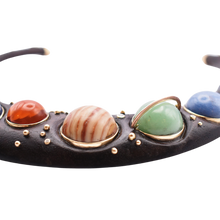 Load image into Gallery viewer, Stone Solar System Walnut Collar

