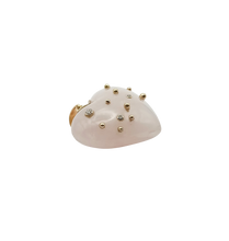 Load image into Gallery viewer, Rose Quartz Carved Heart Pendant in carved stone by Christina Puchi
