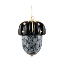 Load image into Gallery viewer, Carved Stone Acorn Pendants in carved stone by Christina Puchi
