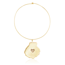 Load image into Gallery viewer, CUSTOM Large Diamond + Gold Ball Orange Lion's Paw
