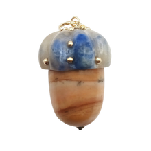 Load image into Gallery viewer, Carved Stone Acorn Pendants
