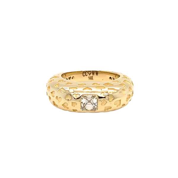 Diamond Heart Ring by Christina Puchi
