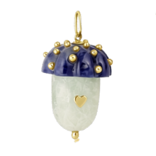 Load image into Gallery viewer, Carved Stone Acorn Pendants
