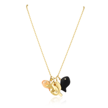Load image into Gallery viewer, Small Agate Goldfish Pendant in carved stone by Christina Puchi

