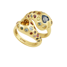 Load image into Gallery viewer, Confetti Lulu Ring in gold by Christina Puchi
