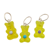 Load image into Gallery viewer, Resin Gummy Bear Pendants by Christina Puchi
