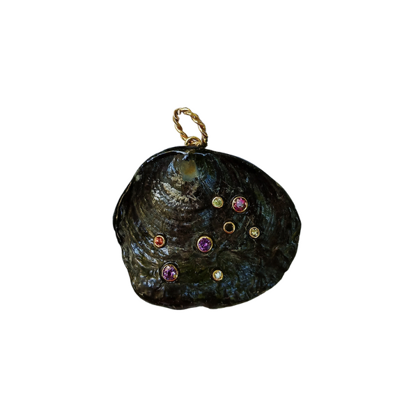 Constellation Shell Pendant in shell by Christina Puchi