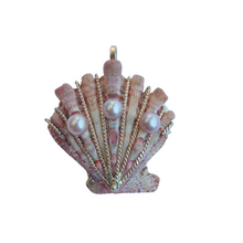 Load image into Gallery viewer, Lions Paw with Pearls Pendant in shell by Christina Puchi
