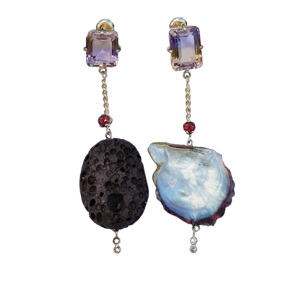 Tiered Earrings by Christina Puchi