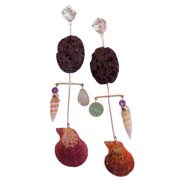 Tiered Earrings by Christina Puchi