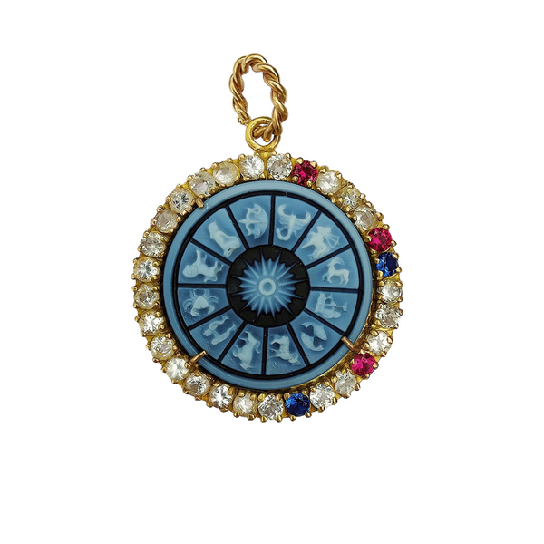 Zodiac Cameo Pendant by Christina Puchi