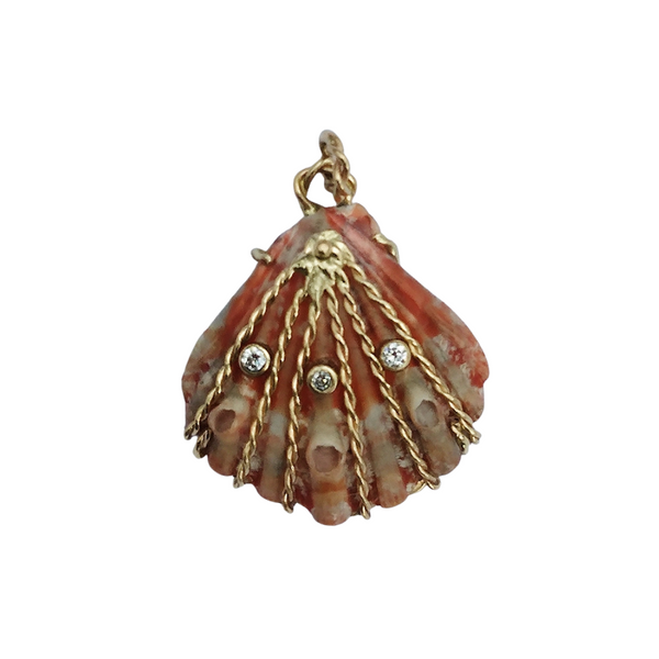 Lions Paw Pendant in shell by Christina Puchi