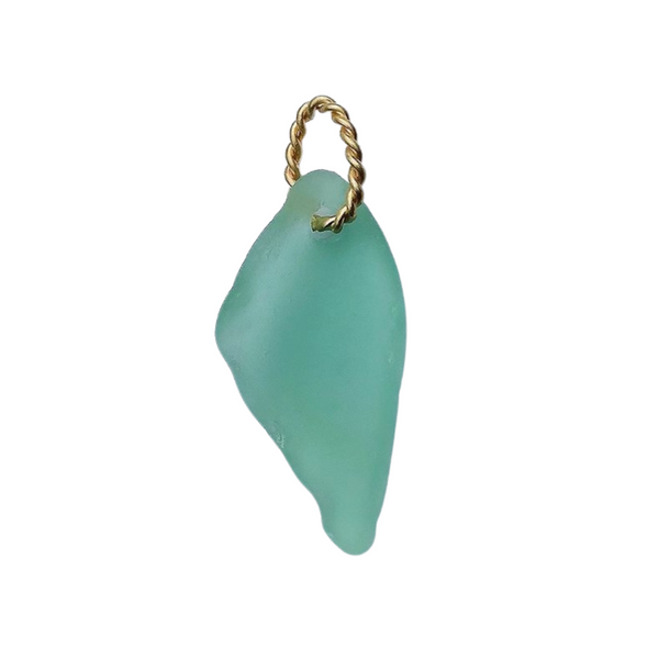 Sea Glass Pendant in sea glass by Christina Puchi